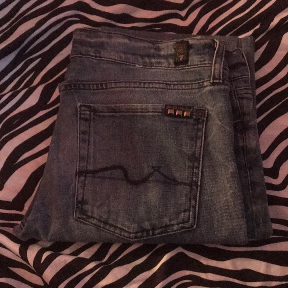 7 for all mankind! Gently wore denim!